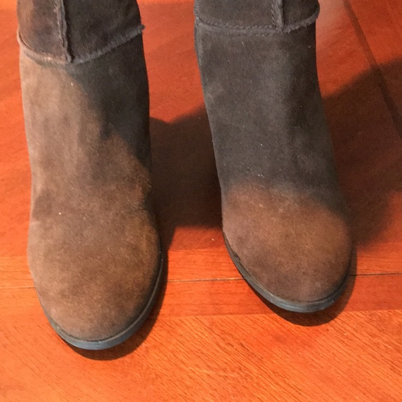 Franco Sarto brown leather riding boots size 7.5M - Picture 2 of 16